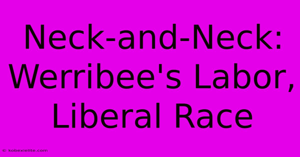 Neck-and-Neck: Werribee's Labor, Liberal Race