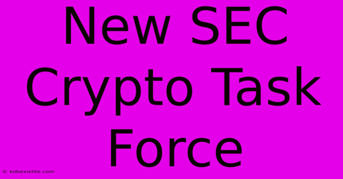 New SEC Crypto Task Force