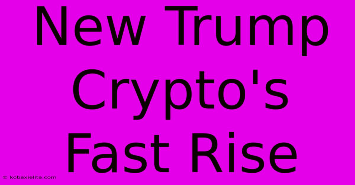 New Trump Crypto's Fast Rise