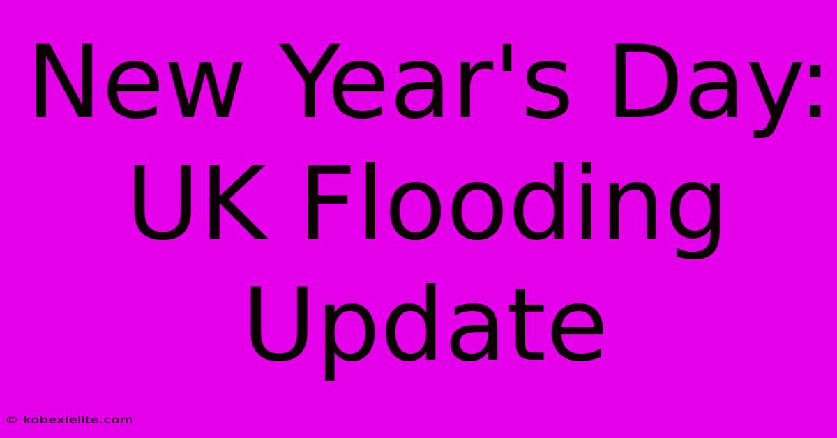 New Year's Day: UK Flooding Update