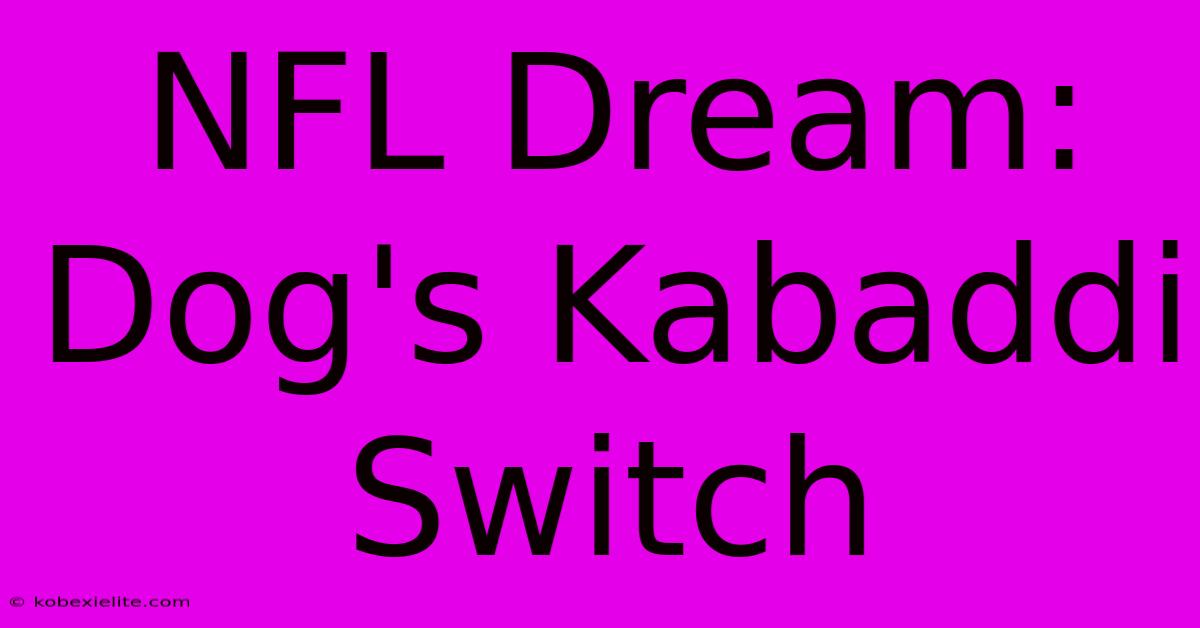 NFL Dream: Dog's Kabaddi Switch