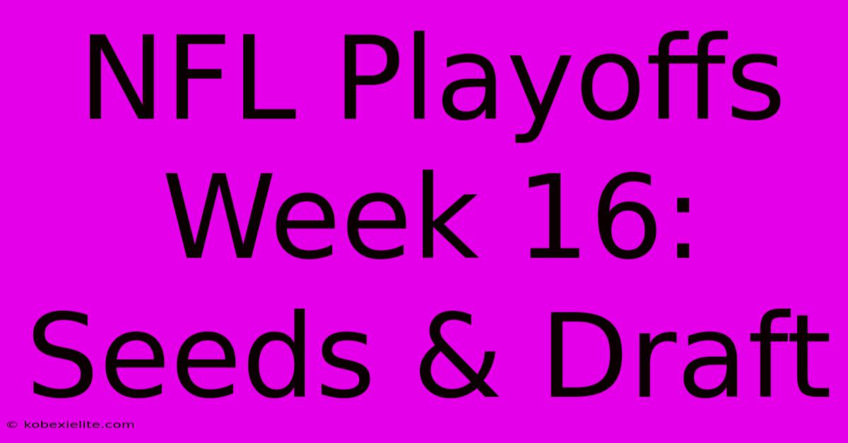 NFL Playoffs Week 16: Seeds & Draft