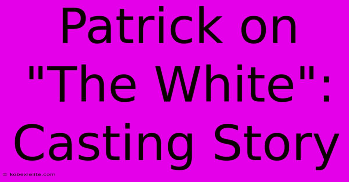 Patrick On 