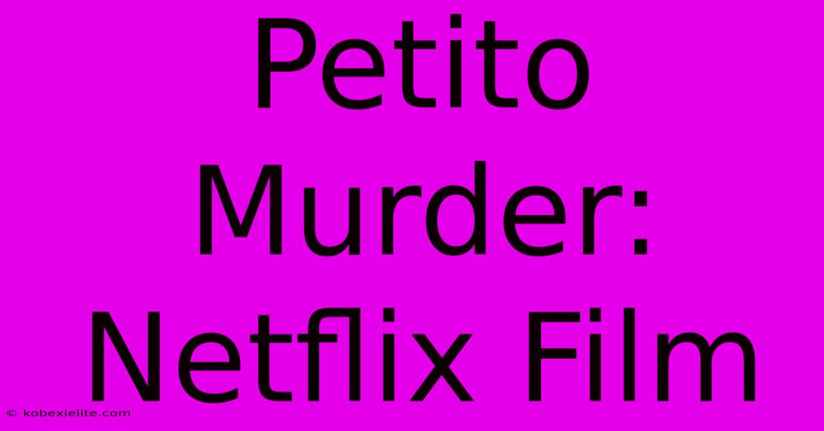 Petito Murder: Netflix Film