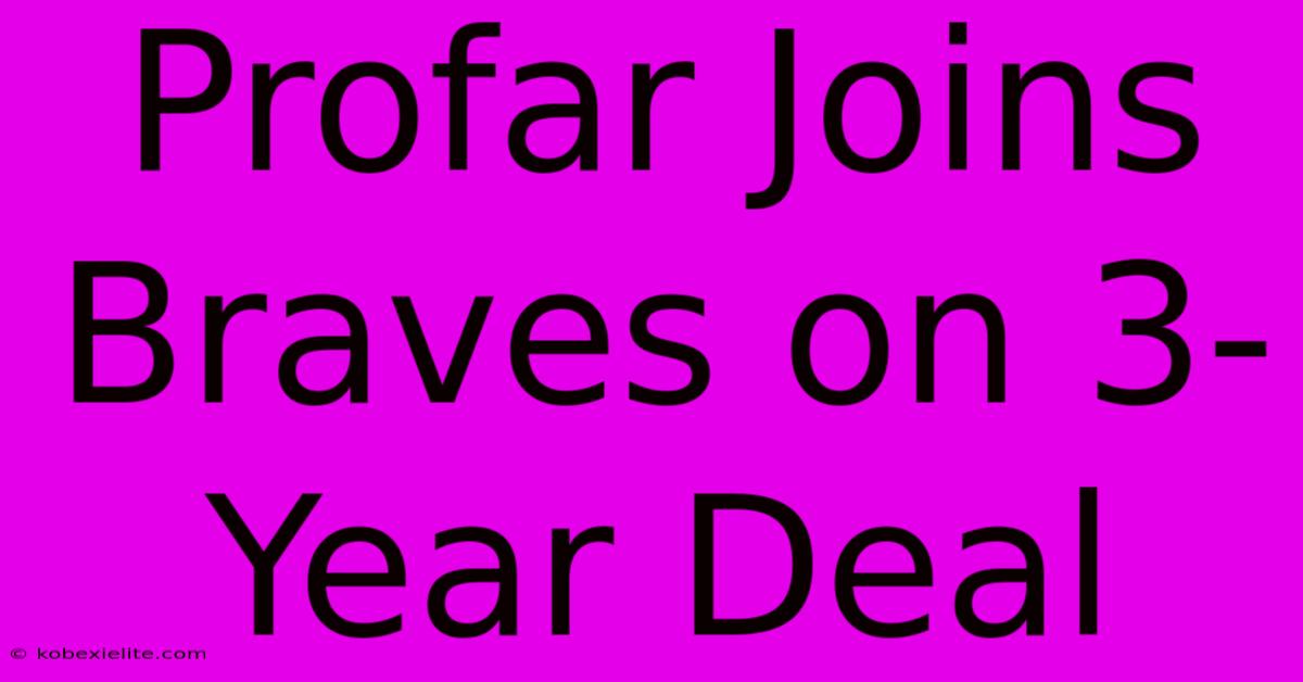 Profar Joins Braves On 3-Year Deal