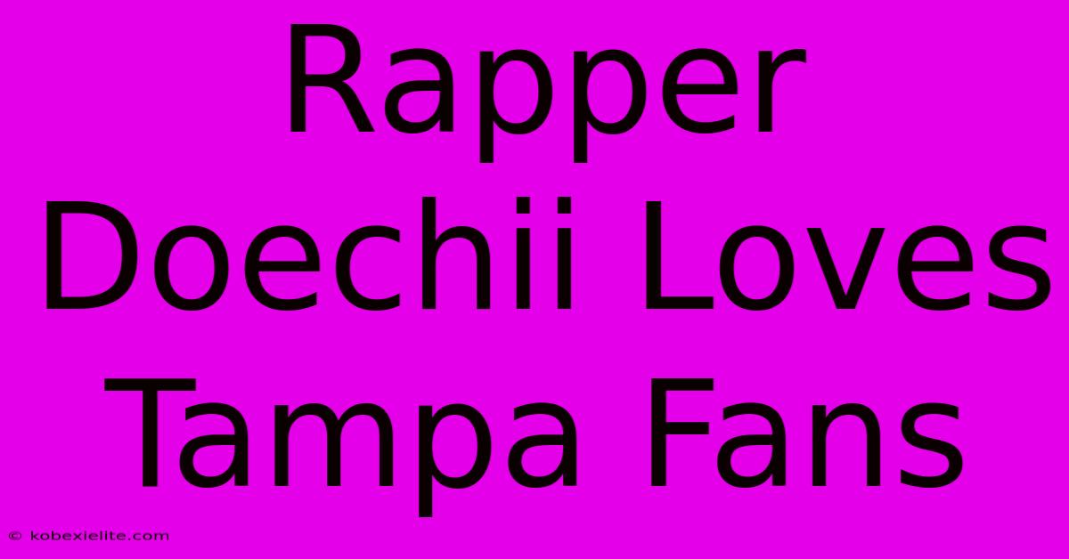 Rapper Doechii Loves Tampa Fans