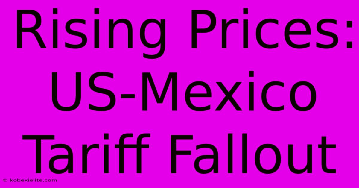 Rising Prices: US-Mexico Tariff Fallout