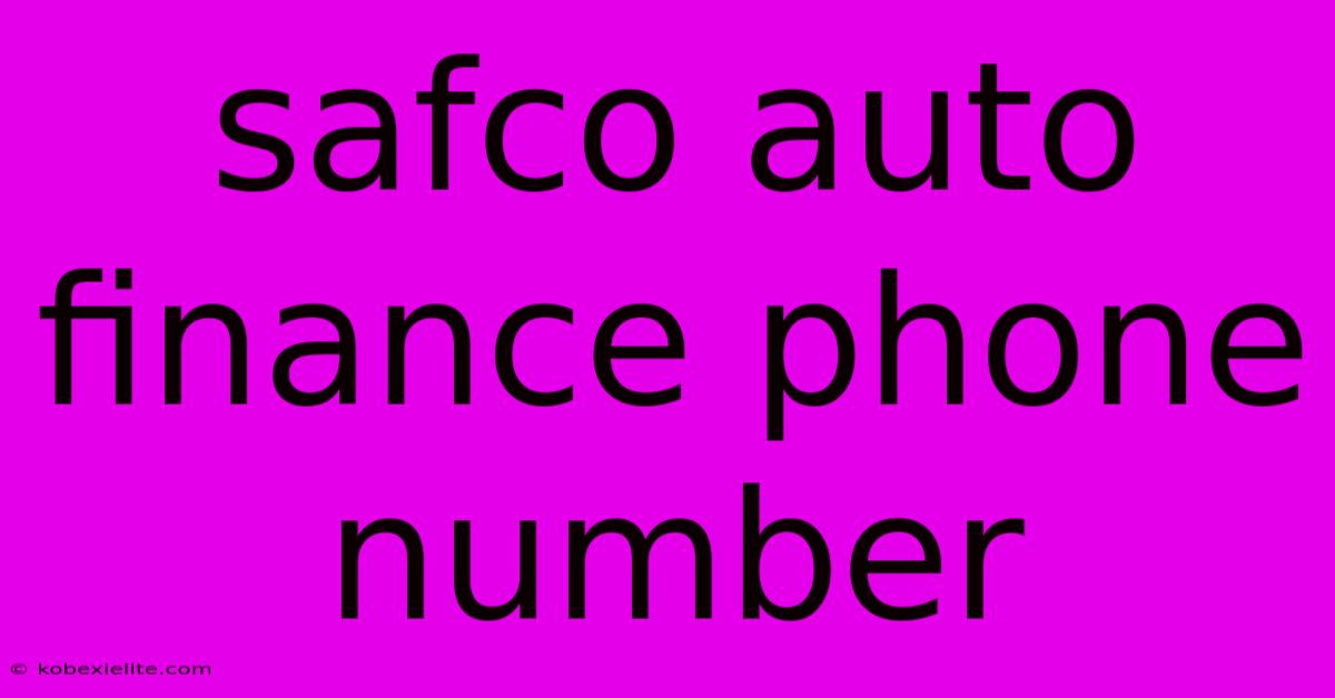Safco Auto Finance Phone Number Safco Auto Finance Phone Number