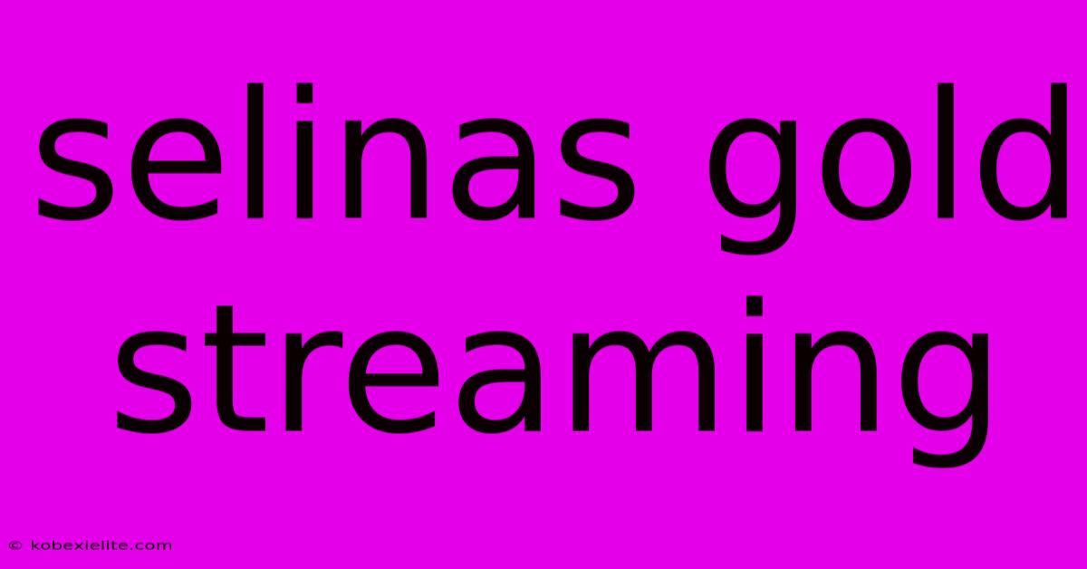 Selinas Gold Streaming