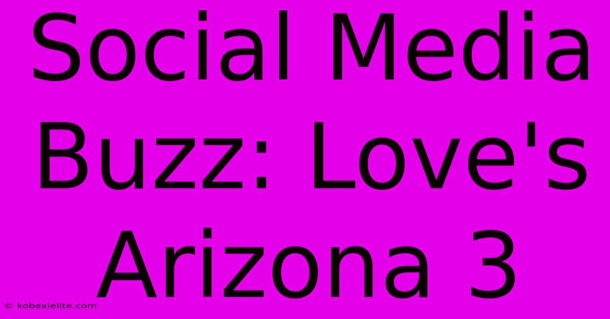 Social Media Buzz: Love's Arizona 3