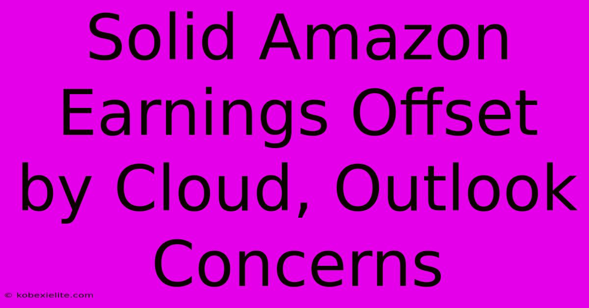 Solid Amazon Earnings Offset By Cloud, Outlook Concerns