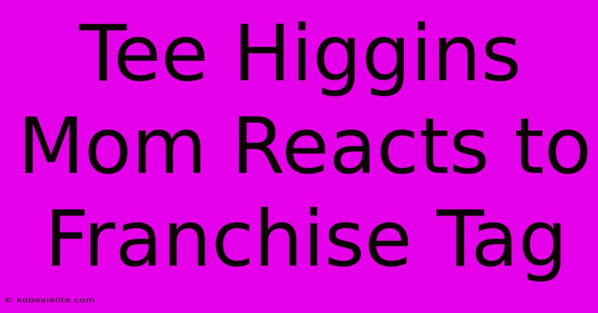 Tee Higgins Mom Reacts To Franchise Tag