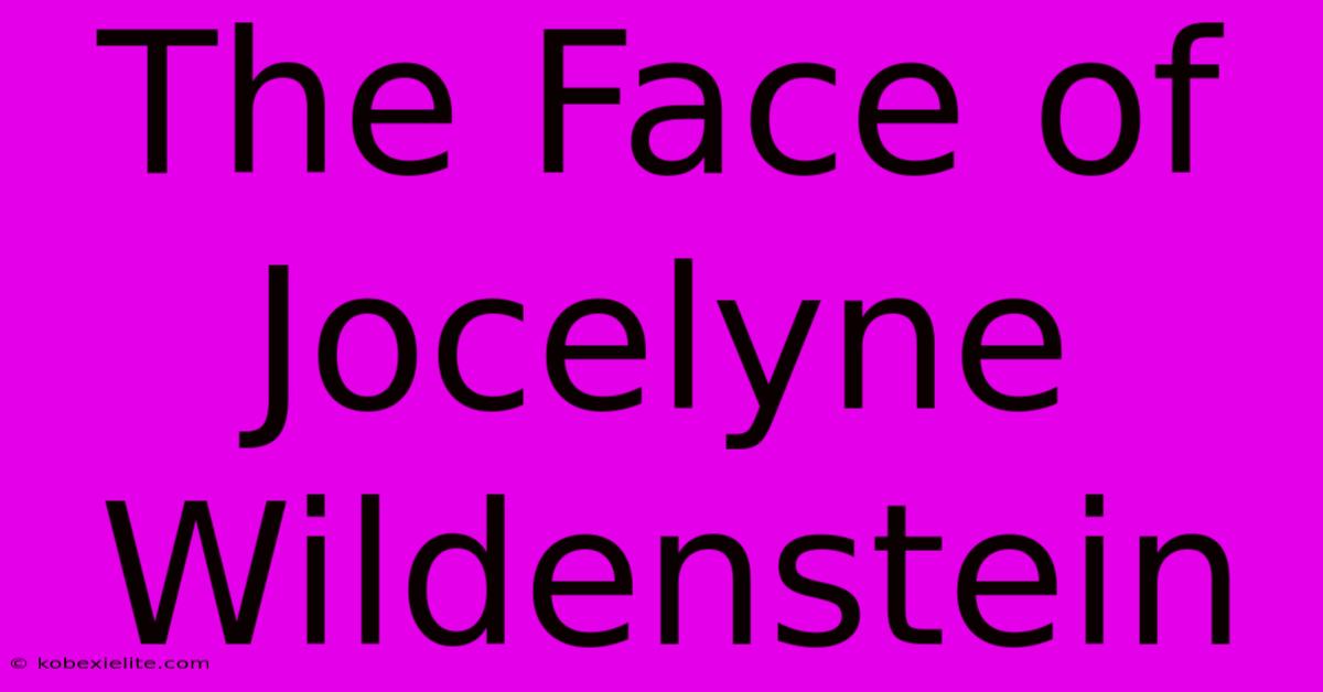 The Face Of Jocelyne Wildenstein