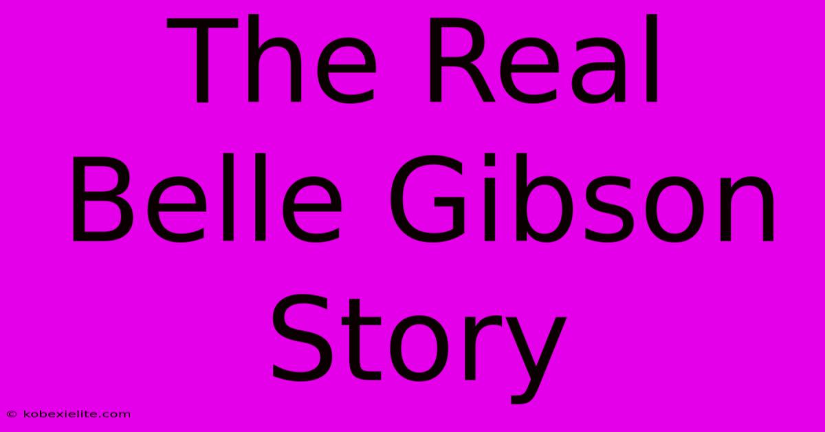 The Real Belle Gibson Story