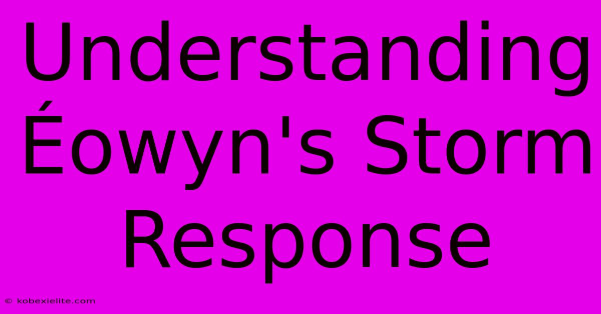 Understanding Éowyn's Storm Response