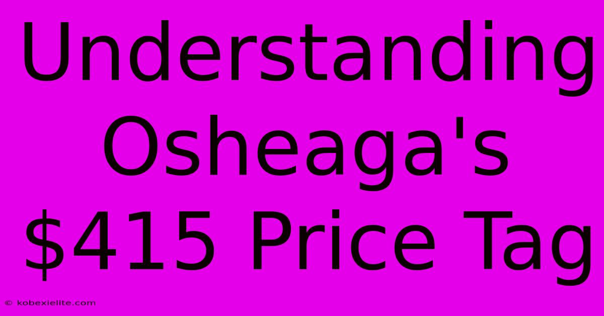 Understanding Osheaga's $415 Price Tag