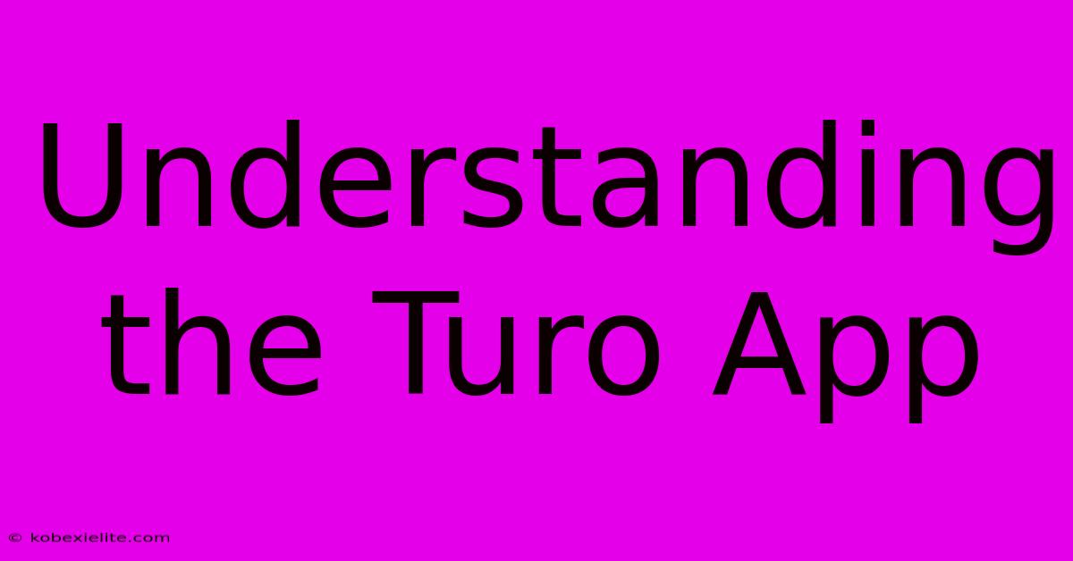 Understanding The Turo App