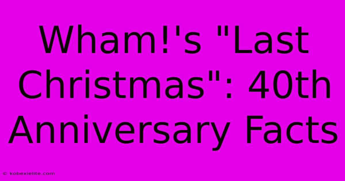 Wham!'s Wham!'s