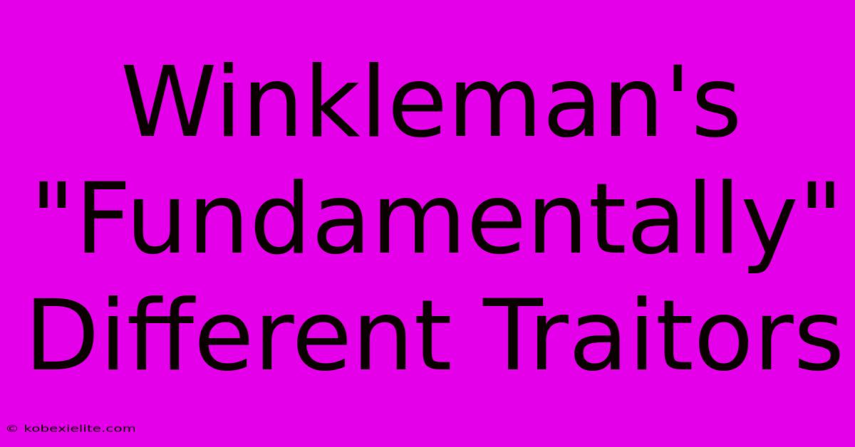 Winkleman's 