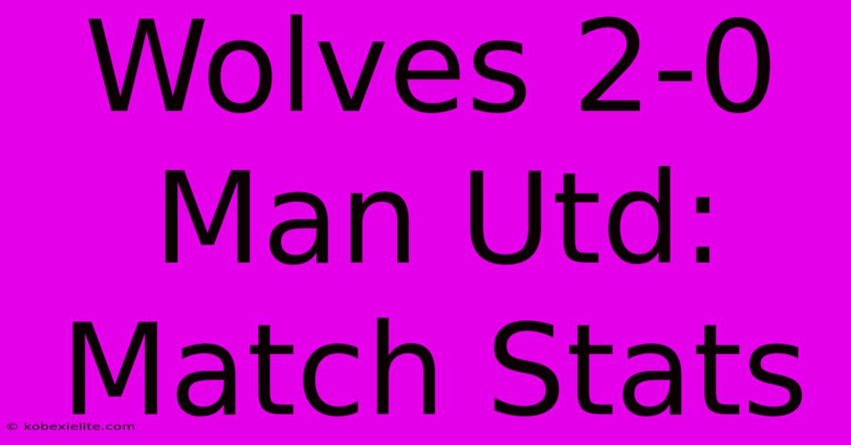 Wolves 2-0 Man Utd: Match Stats