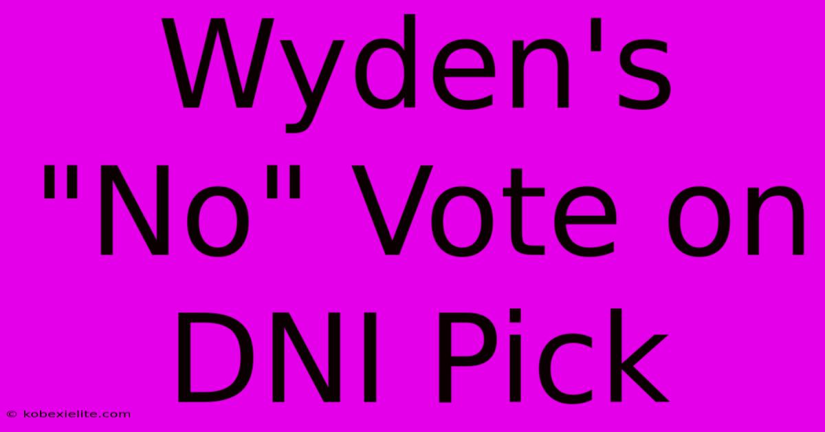 Wyden's 