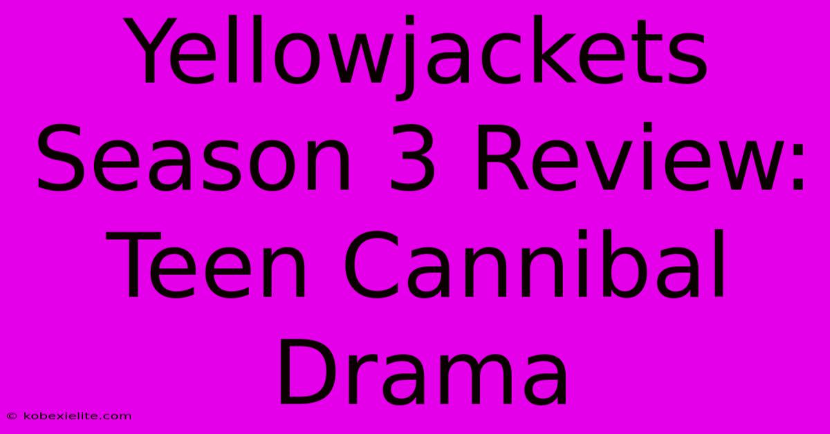 Yellowjackets Season 3 Review: Teen Cannibal Drama