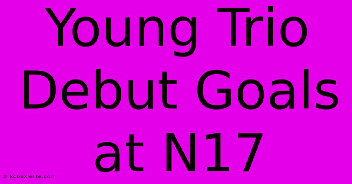 Young Trio Debut Goals At N17