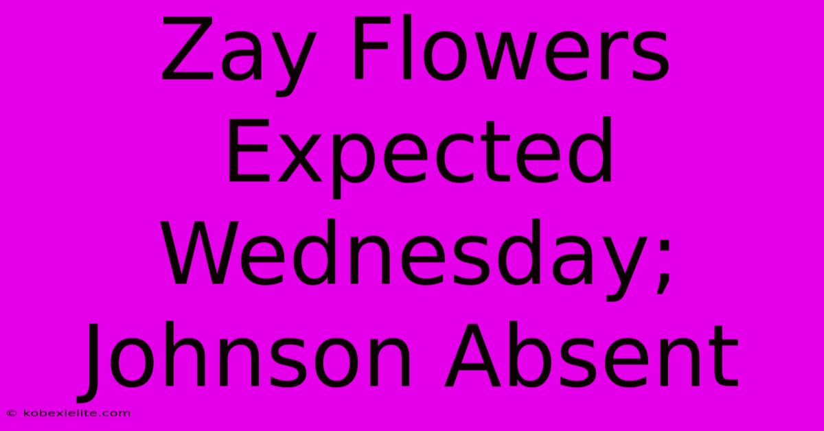 Zay Flowers Expected Wednesday; Johnson Absent