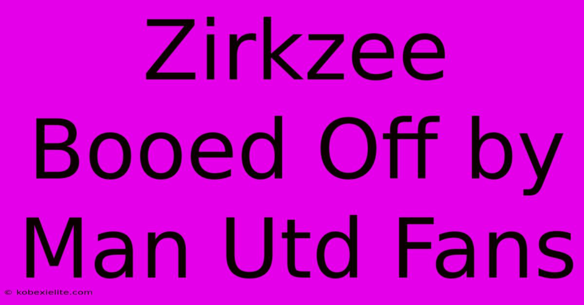 Zirkzee Booed Off By Man Utd Fans