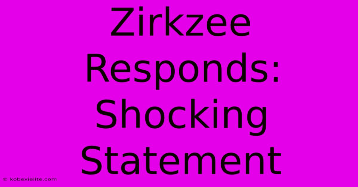 Zirkzee Responds: Shocking Statement