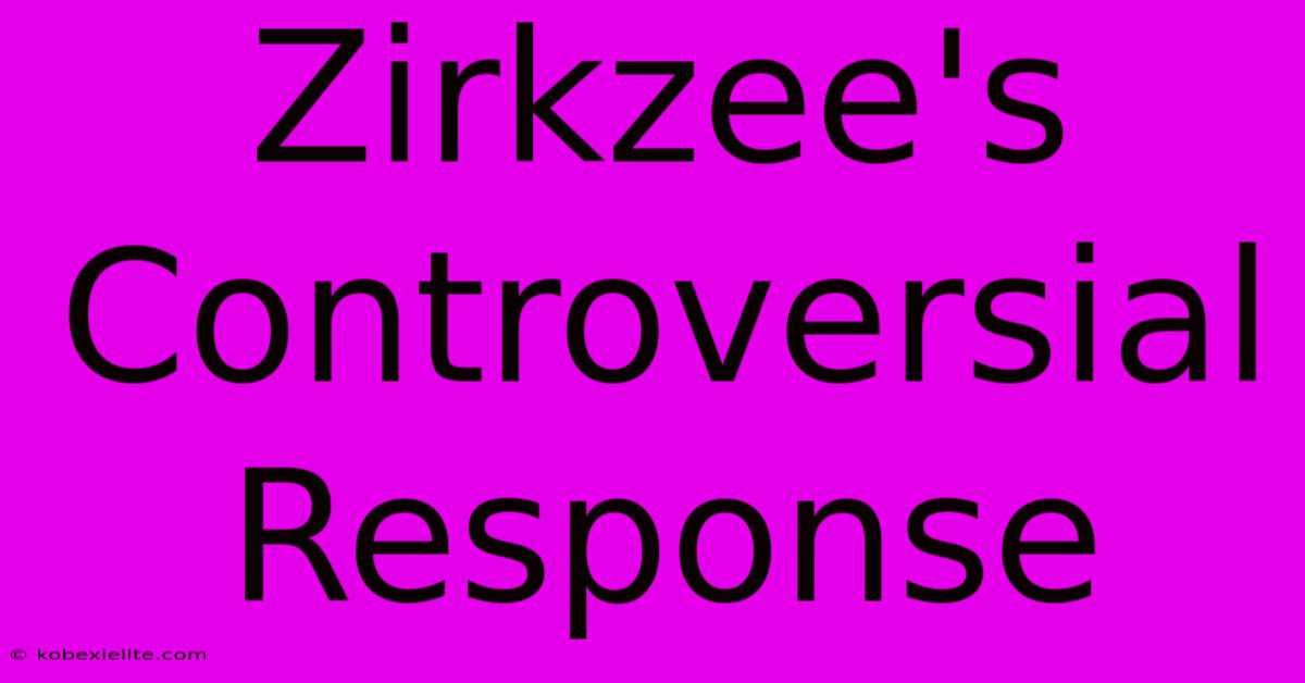 Zirkzee's Controversial Response